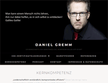 Tablet Screenshot of daniel-gremm.de